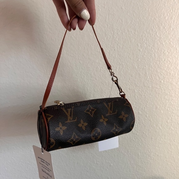 Authentic LOUIS VUITTON Monogram Mini Papillon Pouch Bag - Picture 6 of 8